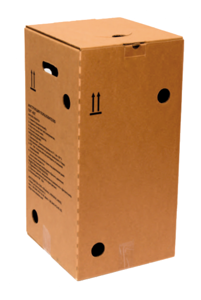 Картонний бокс/ящик для ПЕТ Кега, 