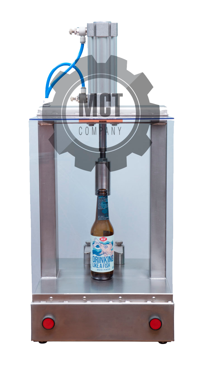 Пристрій закупорювання кроненпробками, 