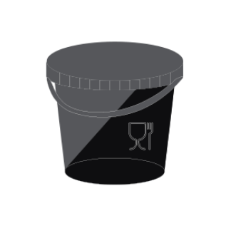 Пластикові відра харчові