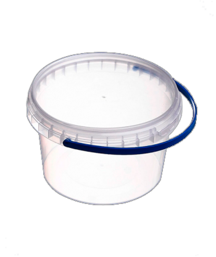 Відро пластикове харчове 0,5 л кругле, 