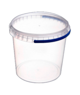 Відро пластикове харчове 1 л кругле