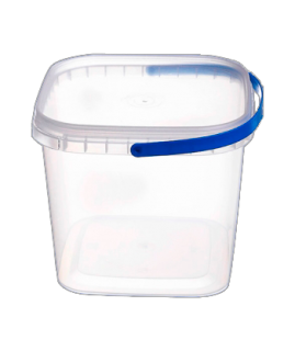 Відро пластикове харчове 1 л квадратне