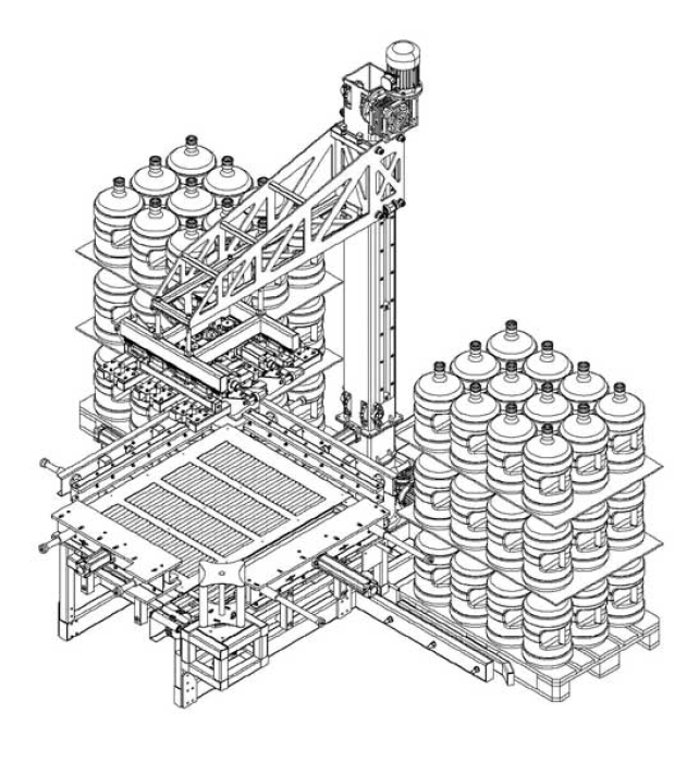 Робот-палетайзер для бутлів 18,9л (3K - 04)